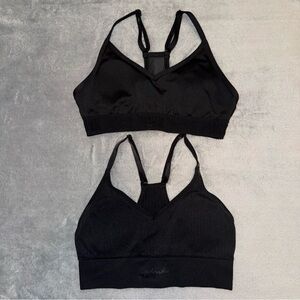 PINK Victoria’s Secret Seamless Bralette and Ultimate Lightly Lined Bralette XS